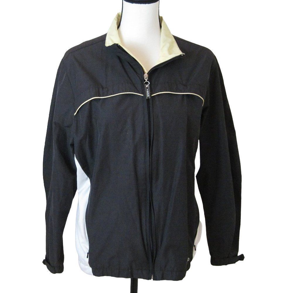 Izod Women's Warm Up Jacket‎ Blue Size Large